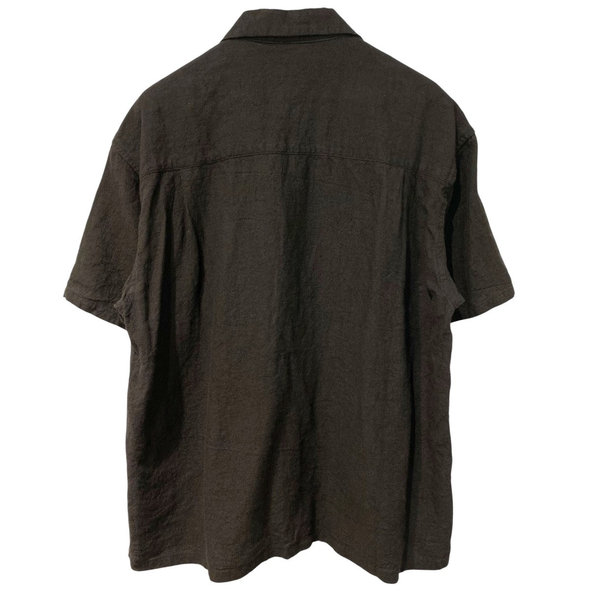 26SSHemp Short Sleeve Open Collar Shirtヘンプショートスリーブオープンシャツ