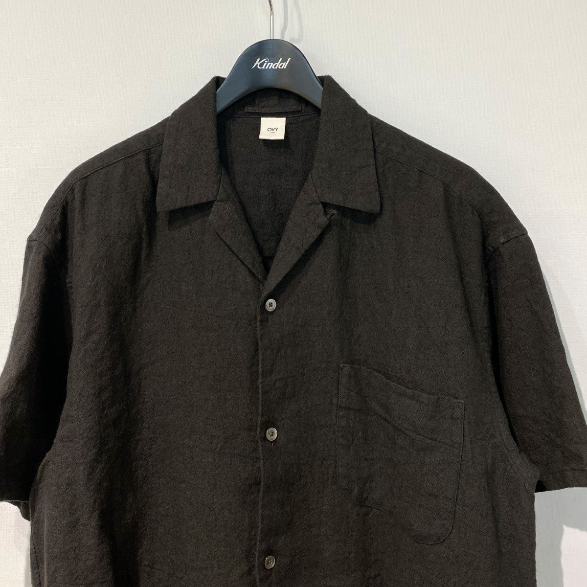 26SSHemp Short Sleeve Open Collar Shirtヘンプショートスリーブオープンシャツ