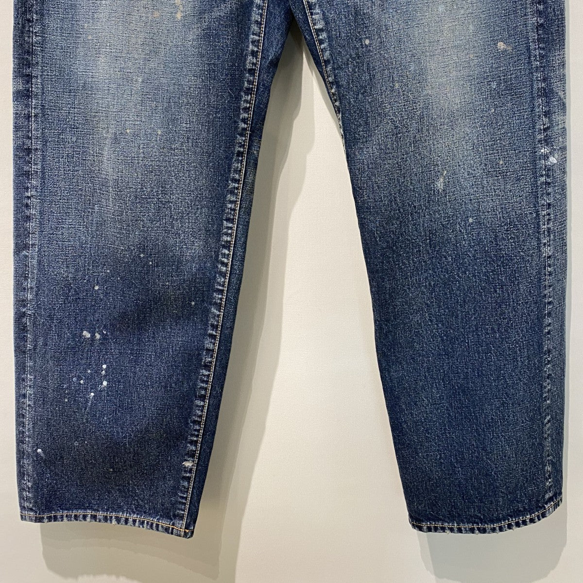 26SSOld Splash Denim Pants Vintaheヴィンテージスプラッシュ加工デニムパンツ