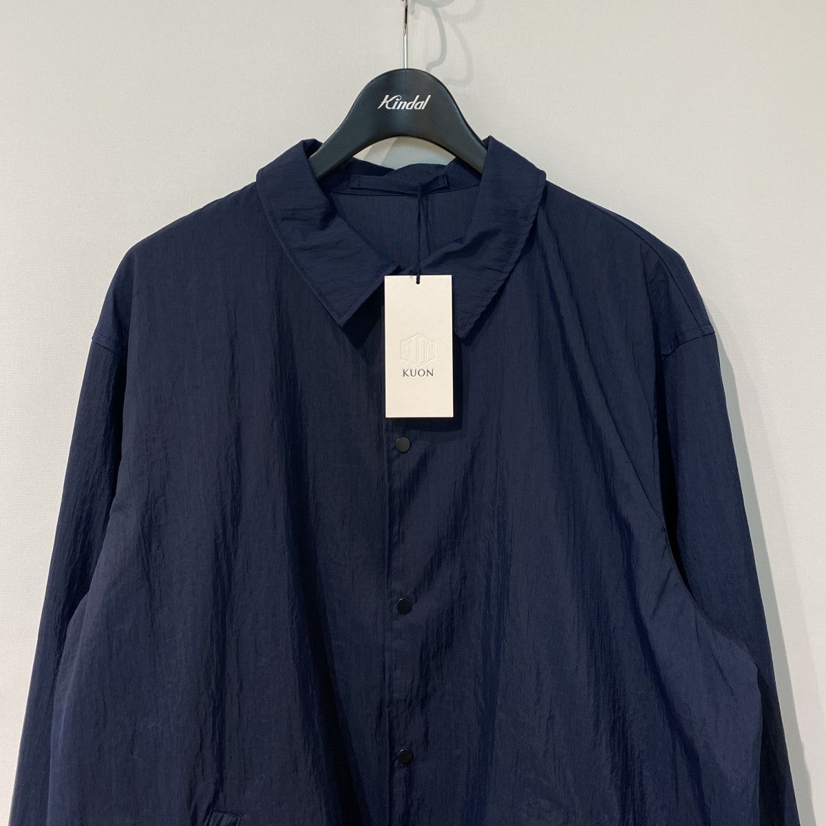 23AWSalt Shrunk Nylon w／BORO Patch Coaches Jacket襤褸ボロパッチナイロンジャケット