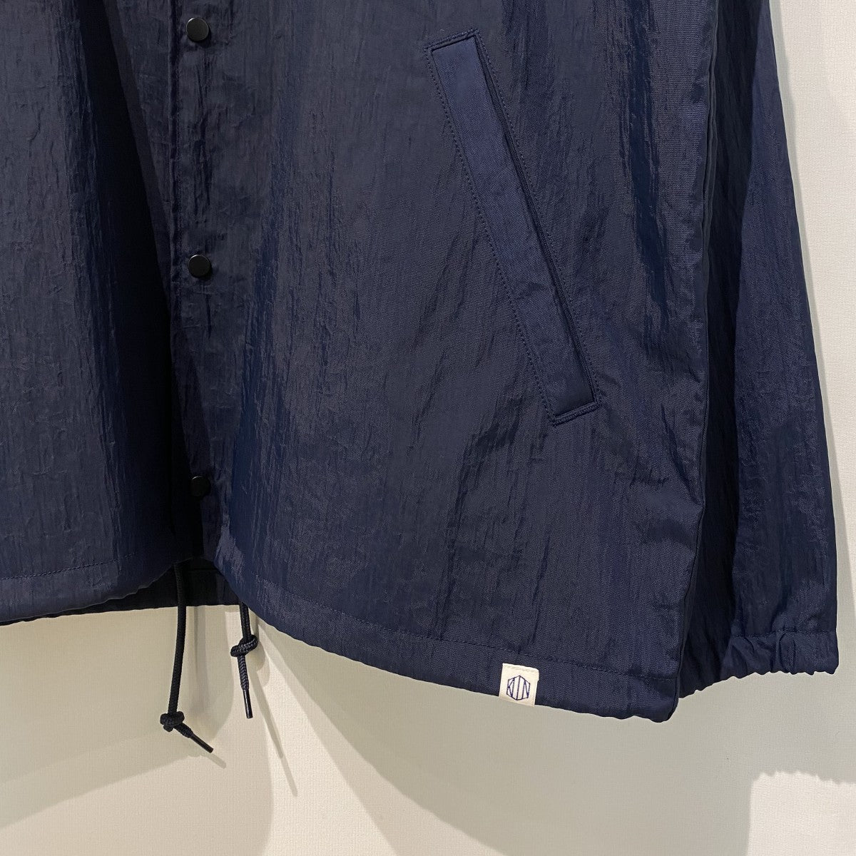 23AWSalt Shrunk Nylon w／BORO Patch Coaches Jacket襤褸ボロパッチナイロンジャケット