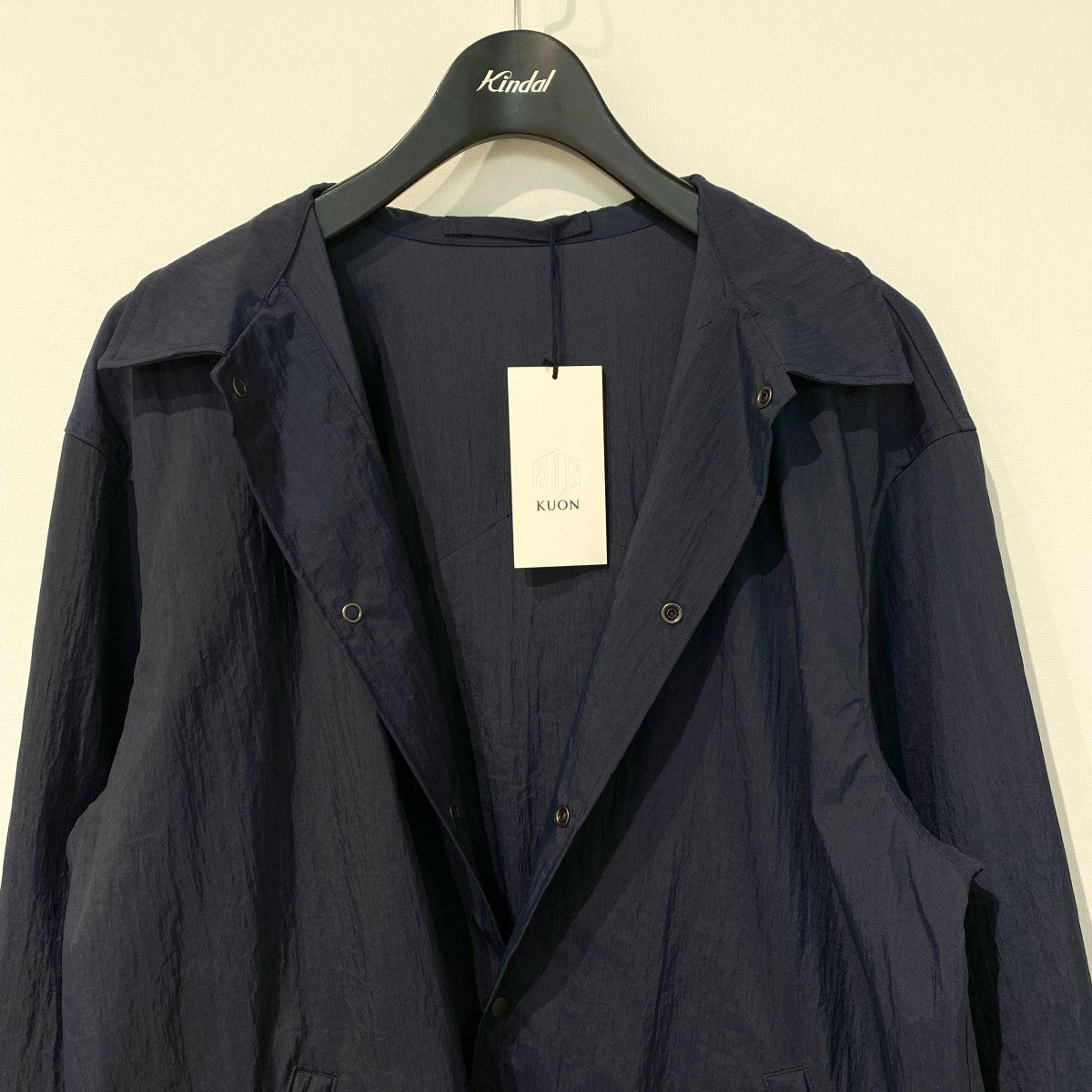 23AWSalt Shrunk Nylon w／BORO Patch Coaches Jacket襤褸ボロパッチナイロンジャケット