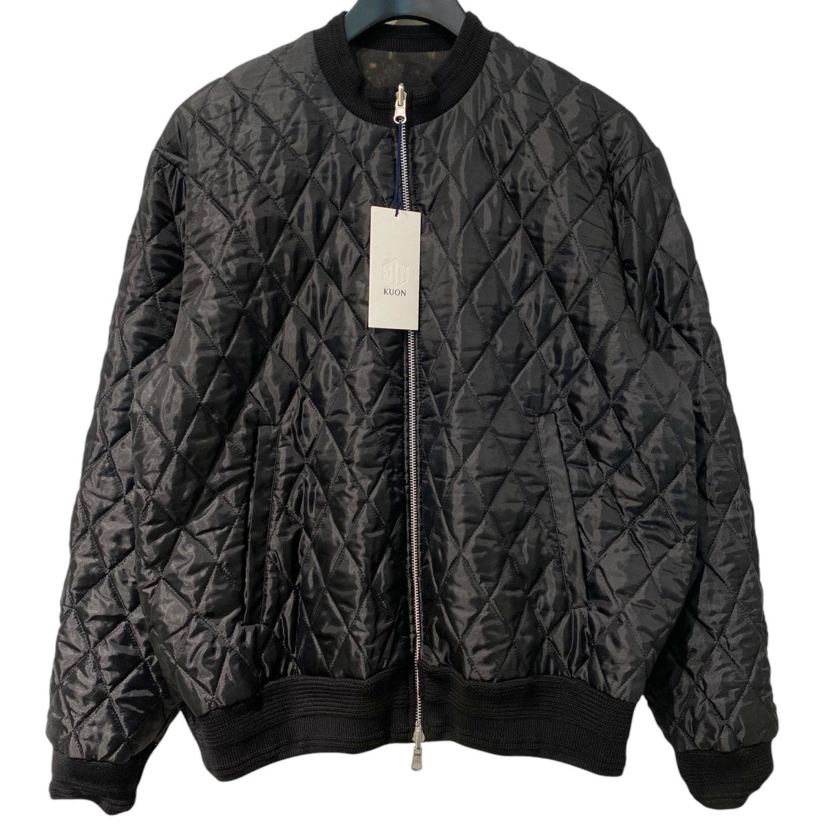 25AWArimatsu Shibori Knitted Jacket有松絞り染め加工リバーシブルキルティングジャケット
