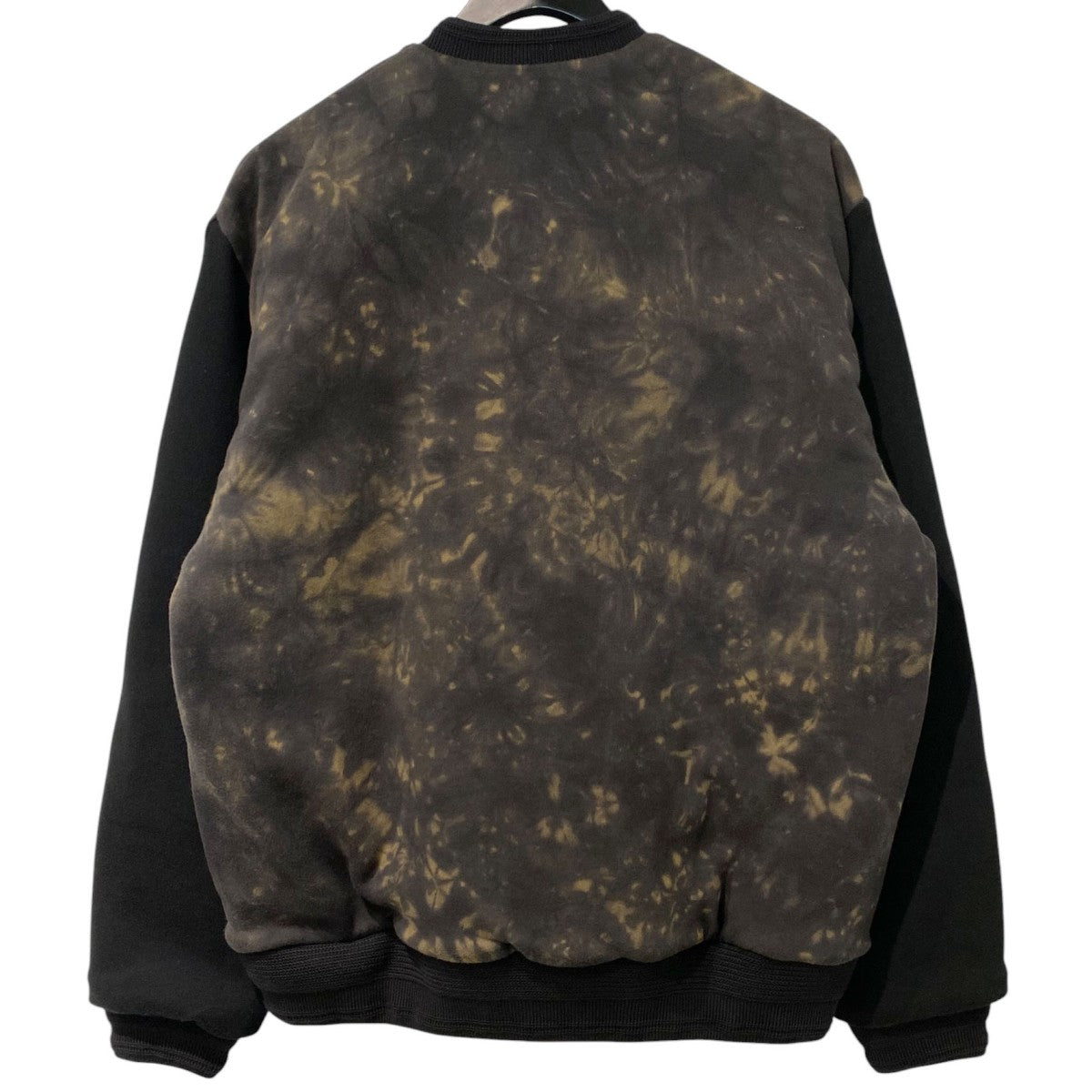 25AWArimatsu Shibori Knitted Jacket有松絞り染め加工リバーシブルキルティングジャケット