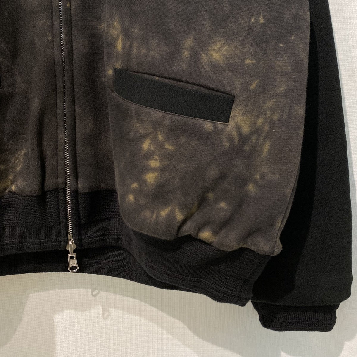 25AWArimatsu Shibori Knitted Jacket有松絞り染め加工リバーシブルキルティングジャケット