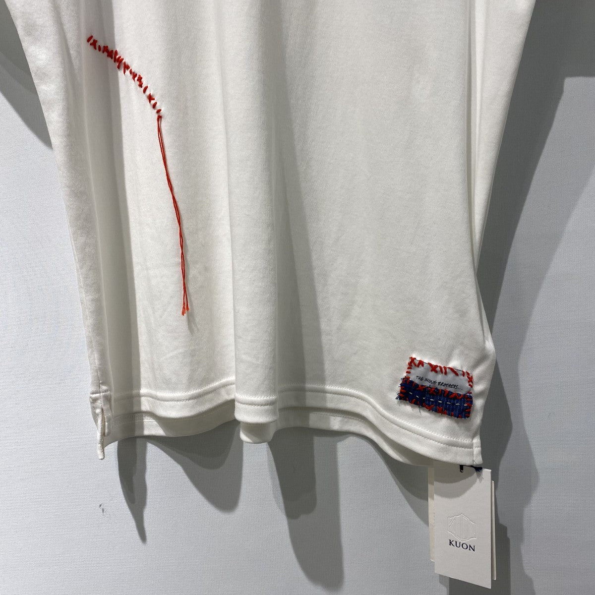 26SSSashiko Trimmed Teeサシコ刺繍Tシャツ