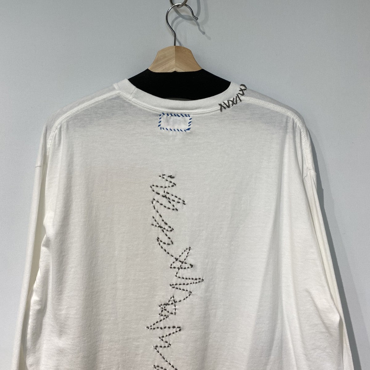 25SSL／S T-shirtハンドメイド刺繍ロングスリーブカットソー