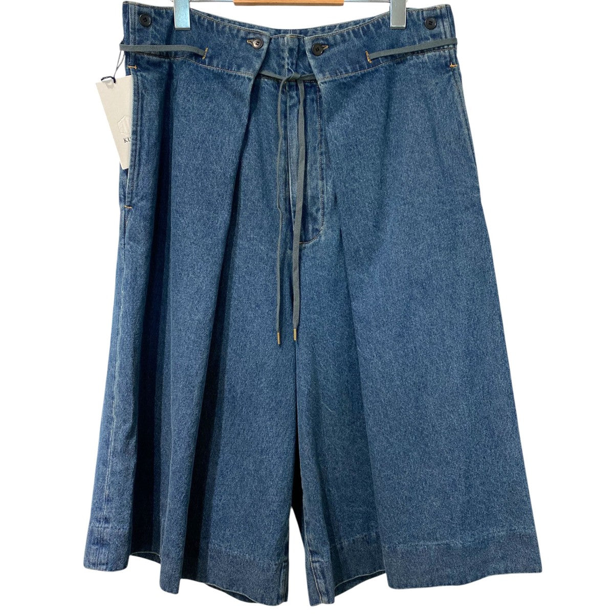 25AW3／4 Hakama Trousers-Denim-ハカマデニムワイドパンツ