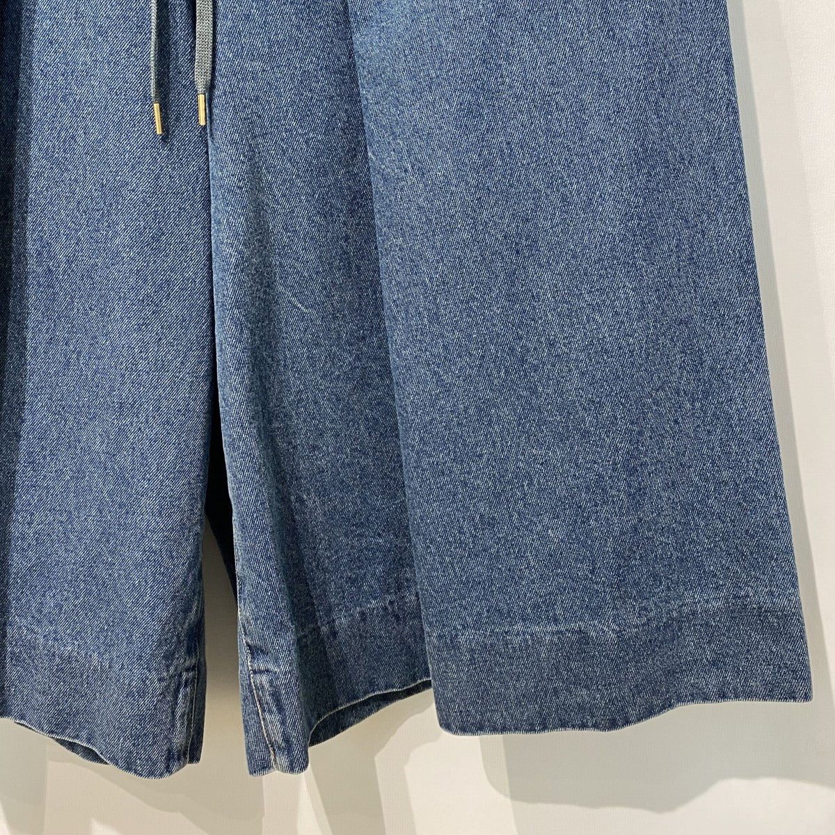 25AW3／4 Hakama Trousers-Denim-ハカマデニムワイドパンツ