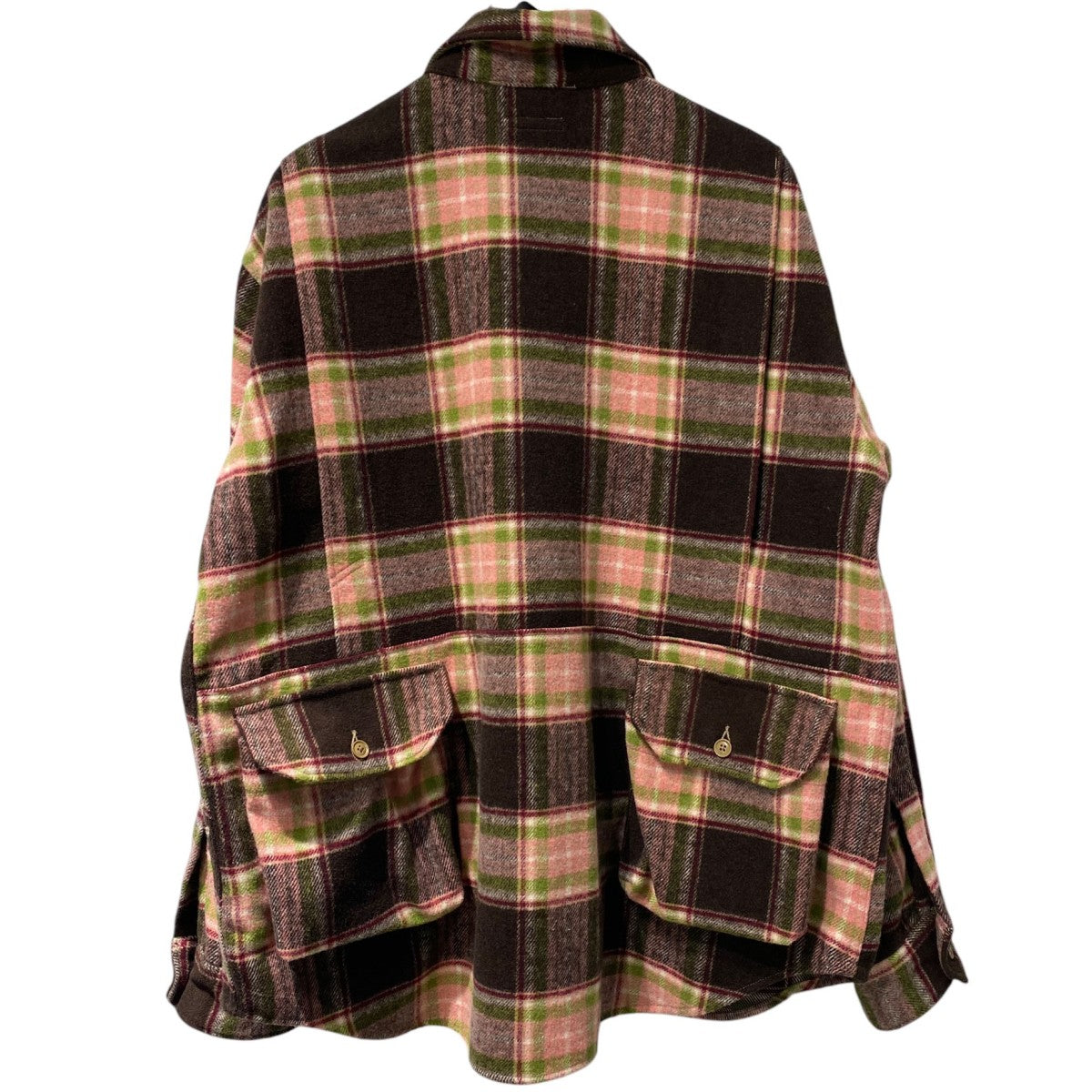 Explorer Shirt Jacket Poly Wool Plaidチェックエクスプローラーシャツジャケット