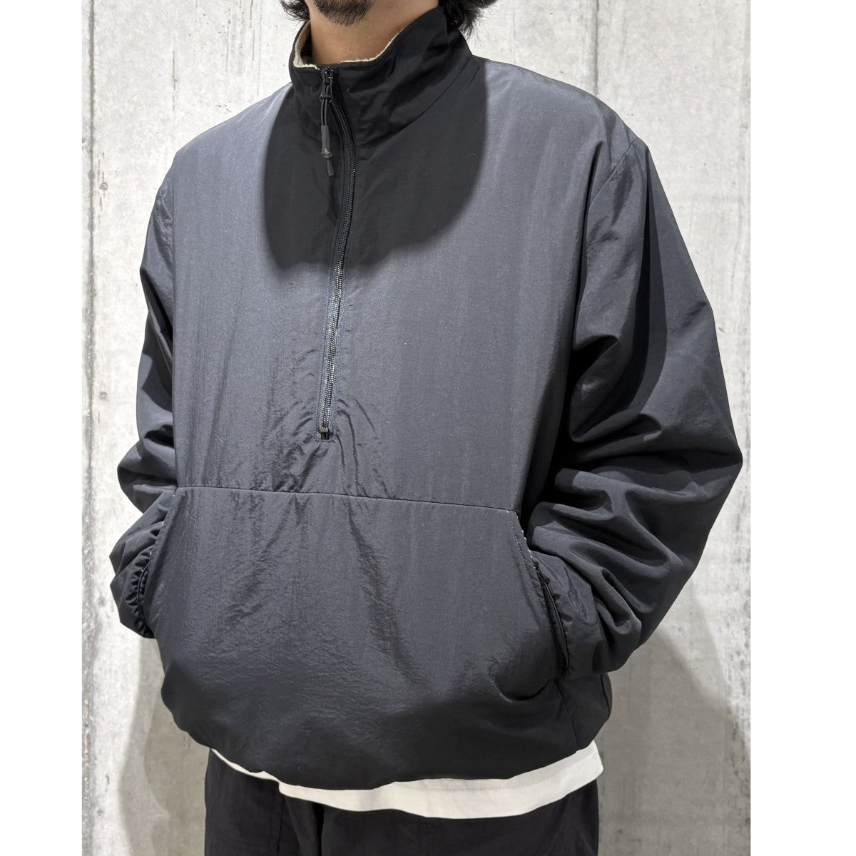 FRGN FLY PULL OVER SUPPLEX／Polartec／PrimaLoftポーラテックプリマロフトTECHテックナイロンジャケット