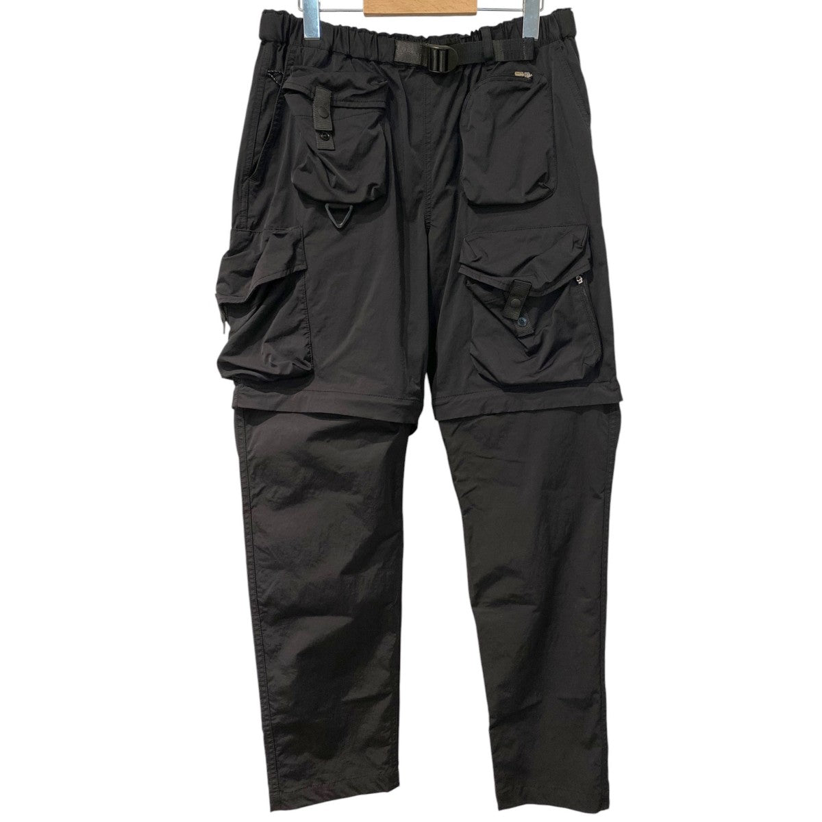 22SSMULTI POCKET CONVERTIBLE PANT 2WAYマルチポケットミリタリーTECHパンツ ハーフパンツショーツBAL-2008