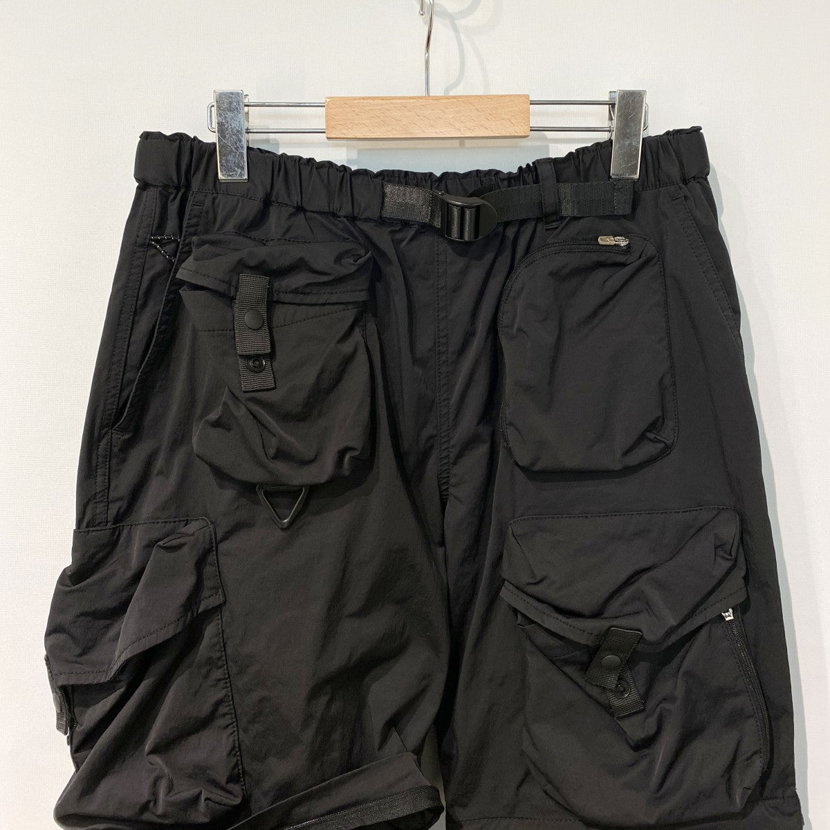 22SSMULTI POCKET CONVERTIBLE PANT 2WAYマルチポケットミリタリーTECHパンツ ハーフパンツショーツBAL-2008