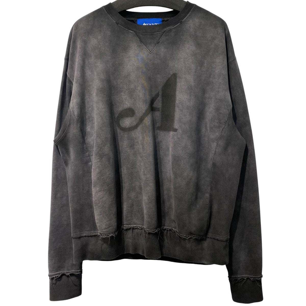 24AWCrewneck Sweatshirt Vintageヴィンテージ加工カットオフスウェット