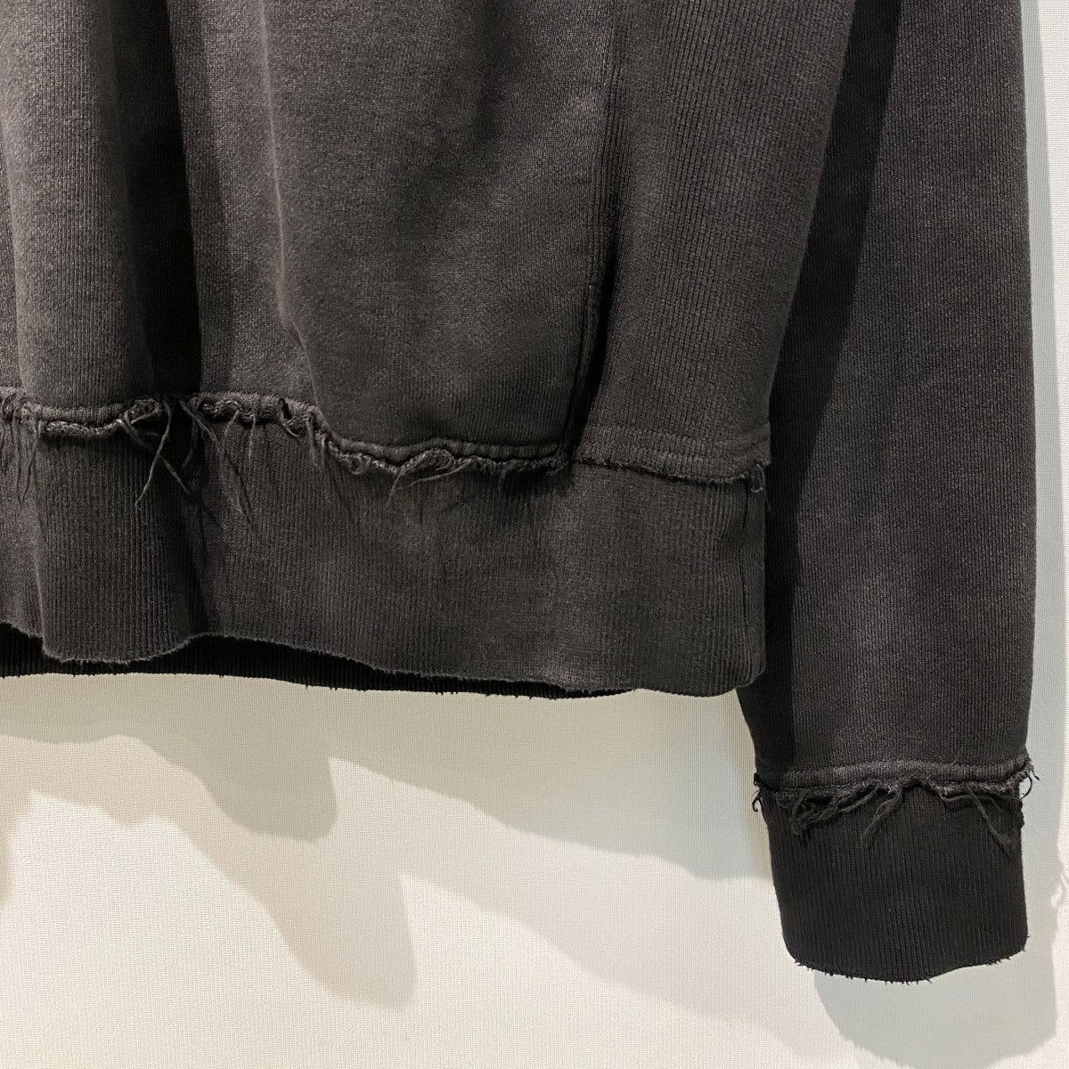 24AWCrewneck Sweatshirt Vintageヴィンテージ加工カットオフスウェット