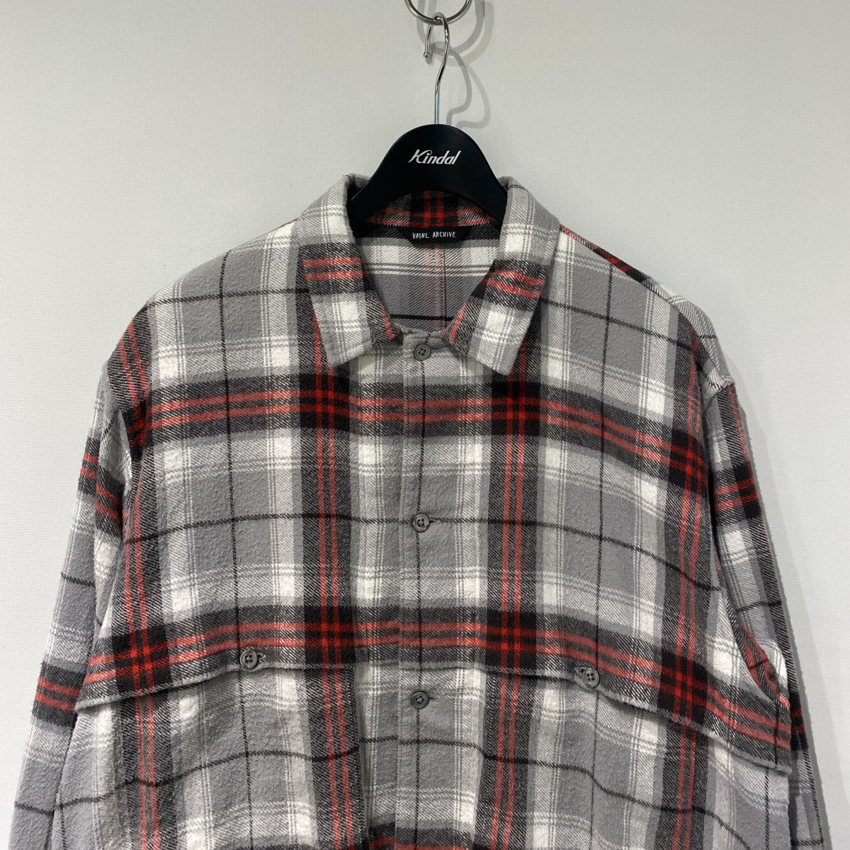 TOM JKT B-CHECK USED加工チェックシャツジャケット