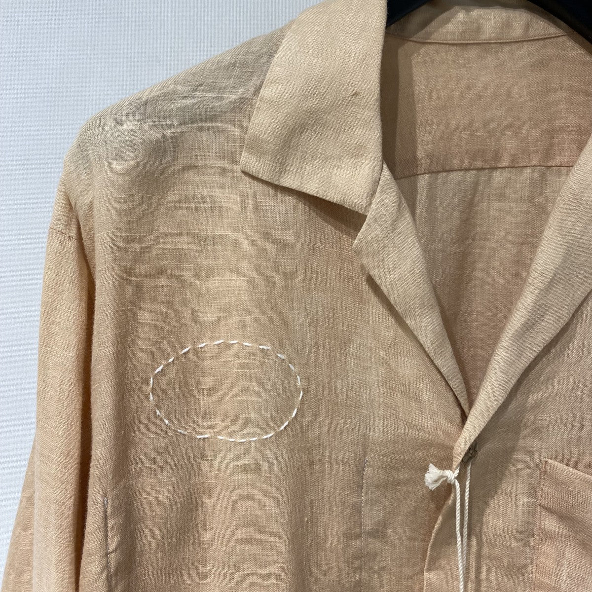 29th PLUM DYEING LONG SLEEVE SHIRT染め加工リネンシャツジャケット
