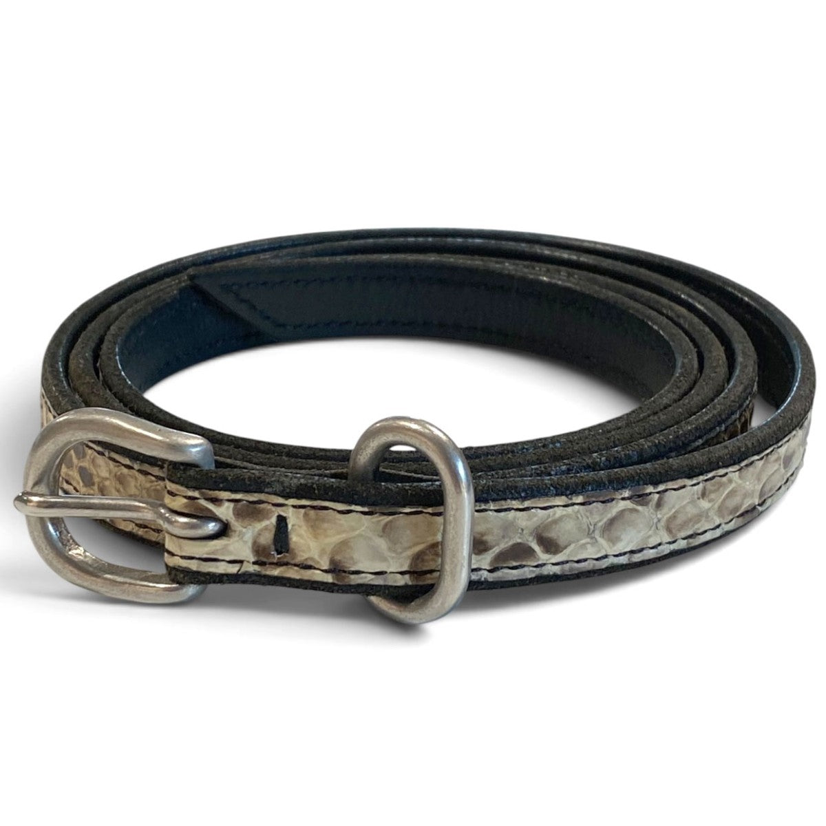 Python tail beltパイソンレザーテールベルト