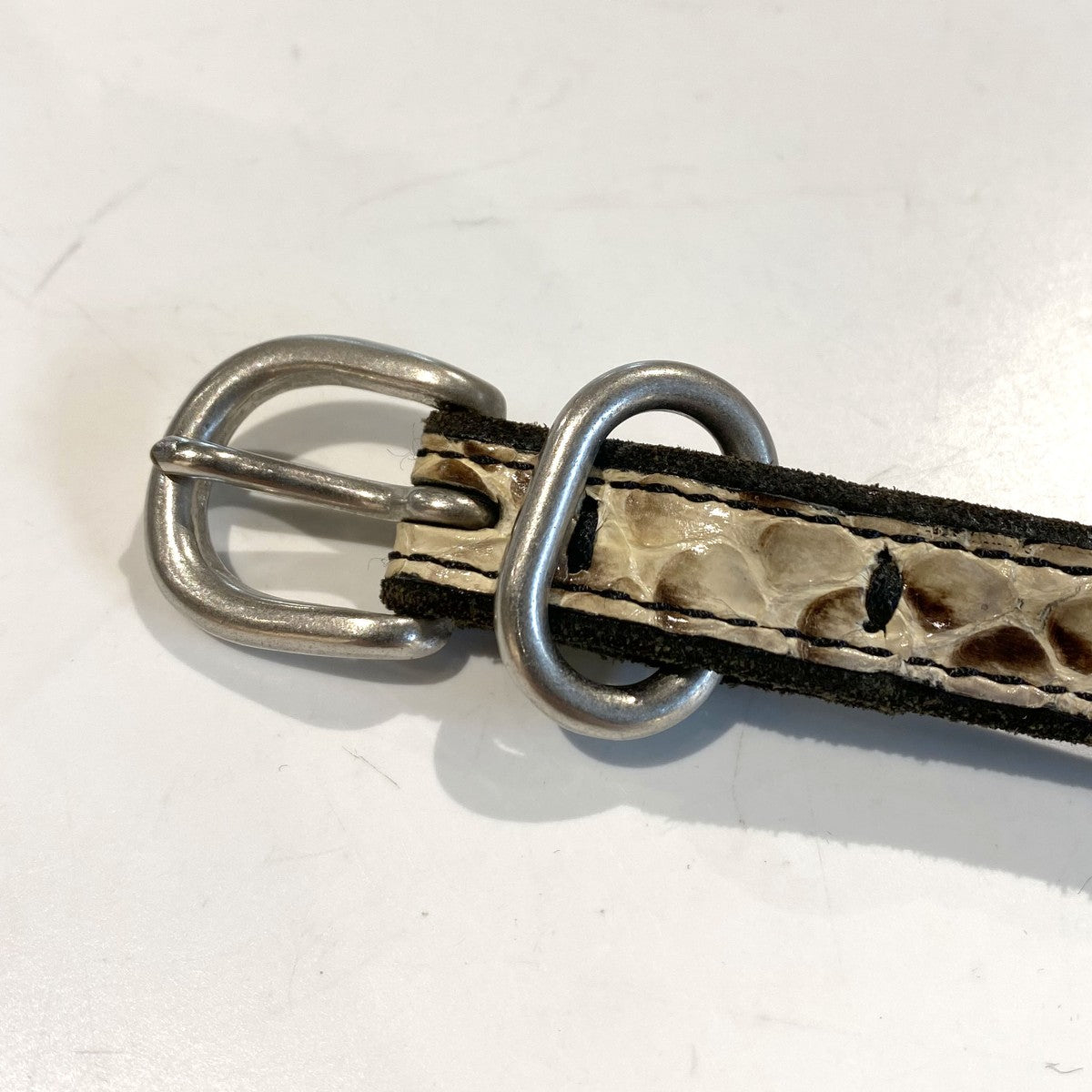Python tail beltパイソンレザーテールベルト