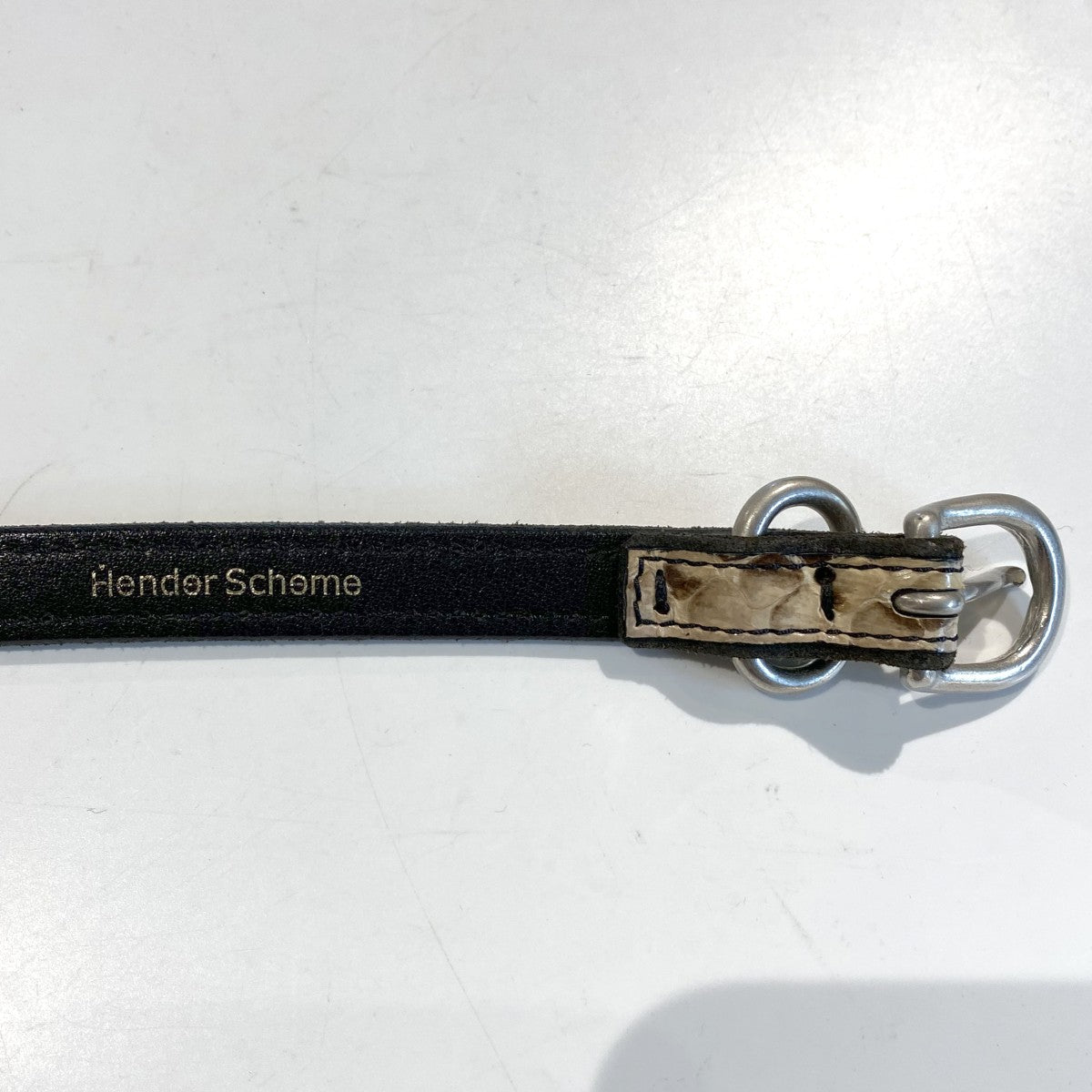 Python tail beltパイソンレザーテールベルト