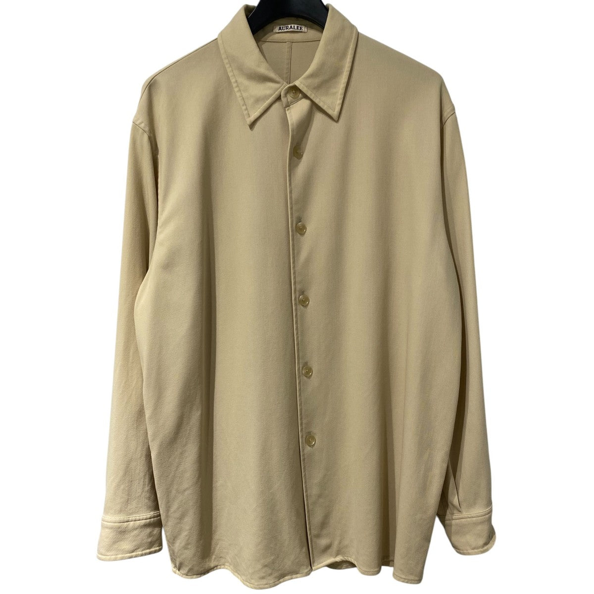 24SSHARD TWIST WOOL DOBBY SHIRTウールシャツ