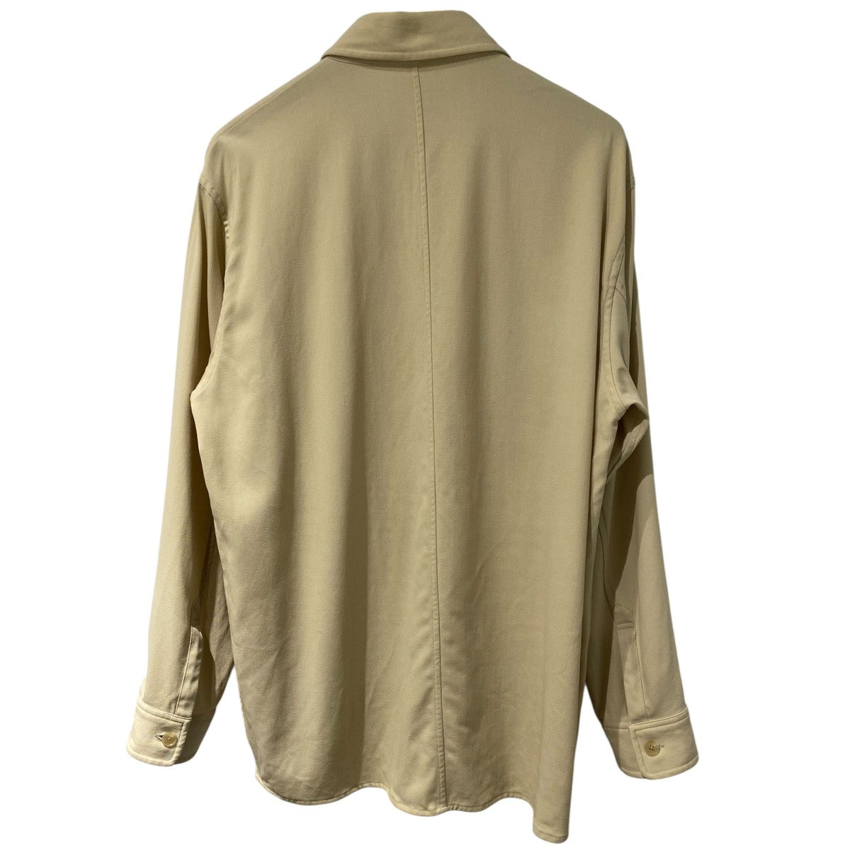 24SSHARD TWIST WOOL DOBBY SHIRTウールシャツ
