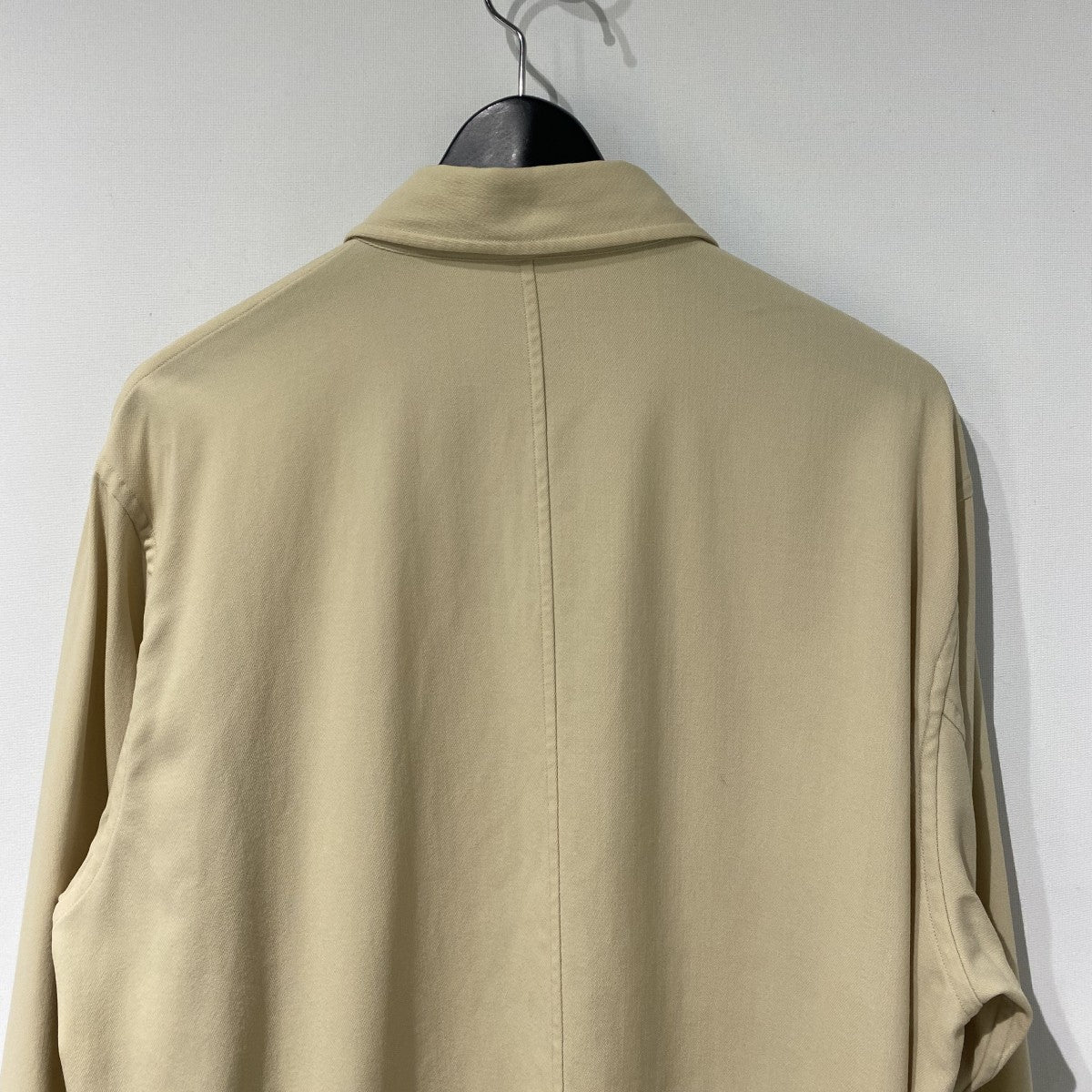 24SSHARD TWIST WOOL DOBBY SHIRTウールシャツ