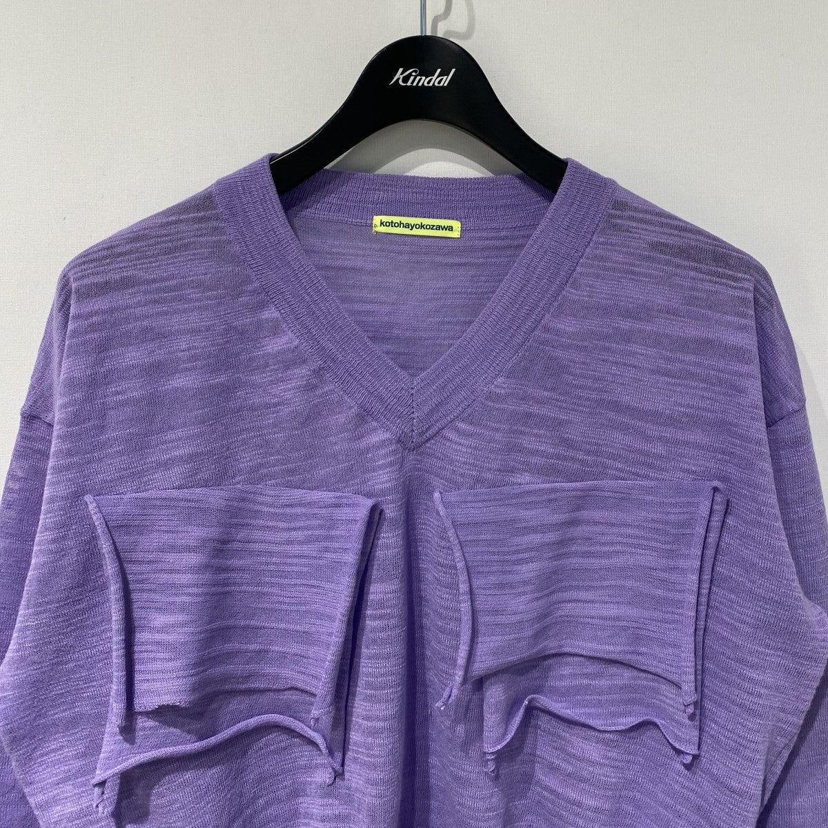 26SSV-NECK SHEER KNIT Vネックニットセーター