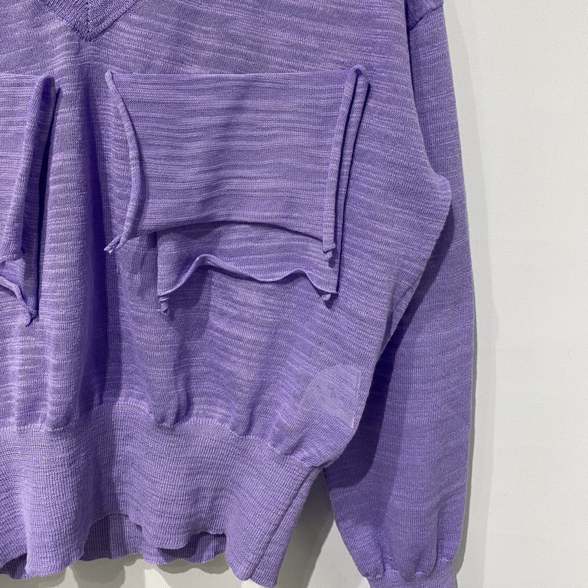 26SSV-NECK SHEER KNIT Vネックニットセーター