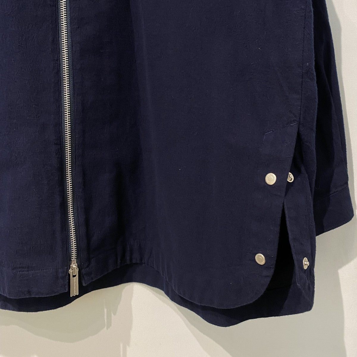 22AWFLANNEL ZIP SHIRTフランネルZIPサイドボタンシャツジャケットWM2273103