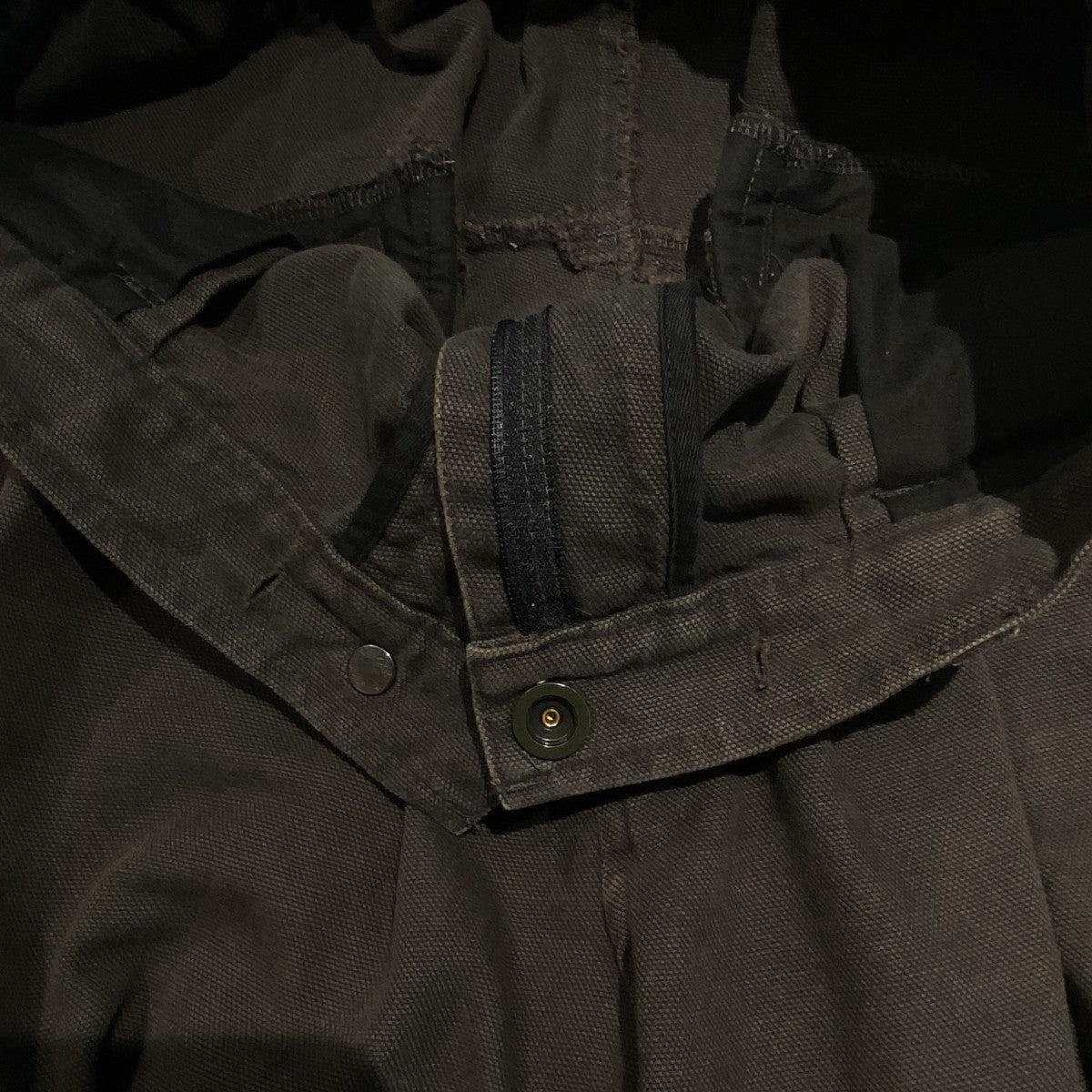 Volume Pants Oxford WashedウォッシュドVintageヴィンテージ加工2WAYイージーパンツ