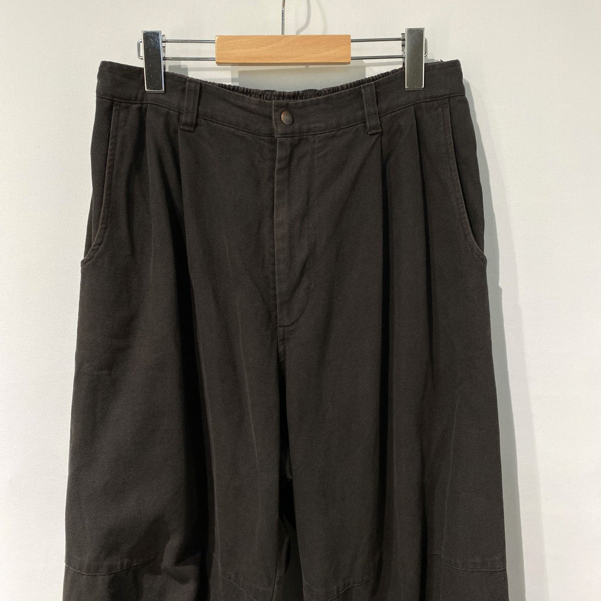 Volume Pants Oxford WashedウォッシュドVintageヴィンテージ加工2WAYイージーパンツ