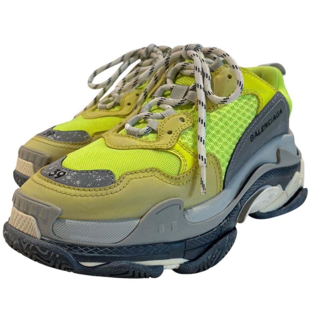 TRIPLE S Vintageヴィンテージ加工トリプルSスニーカー靴512175