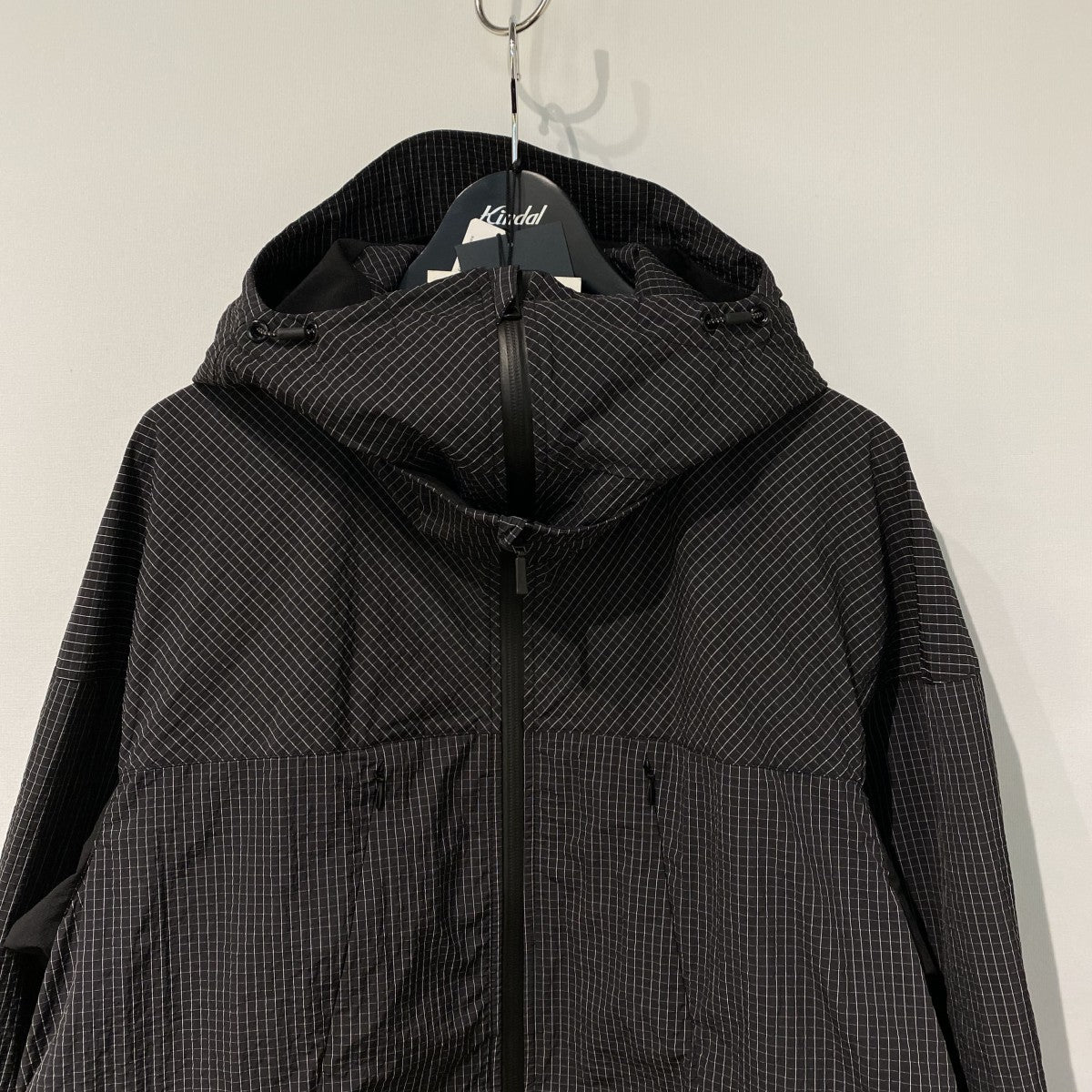 26SSCONFUSE BALACLAVA JACKET伸縮性耐久性TECHテックブロックチェックナイロンジャケット