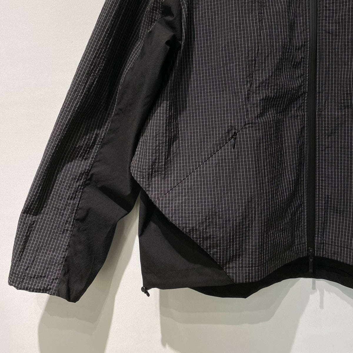 26SSCONFUSE BALACLAVA JACKET伸縮性耐久性TECHテックブロックチェックナイロンジャケット