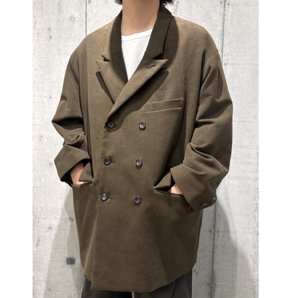 THE DAY(ザ デイ) MOLESKIN DOUBLE BREASTED JACKETモールスキンダブル