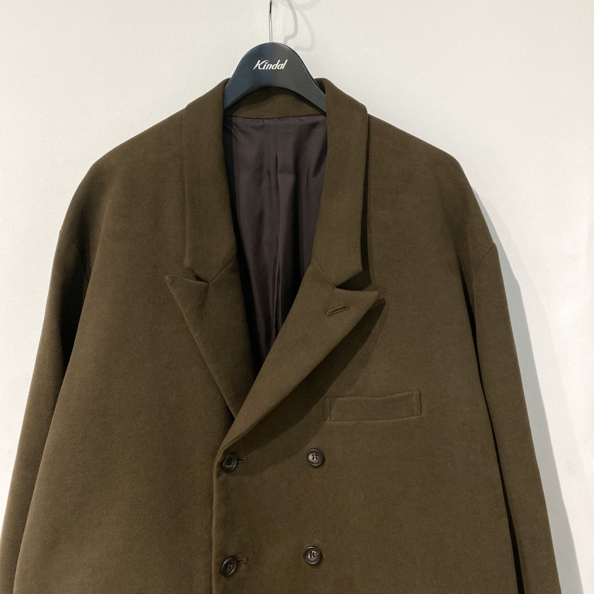 MOLESKIN DOUBLE BREASTED JACKETモールスキンダブルブレストジャケット オーバーサイズ