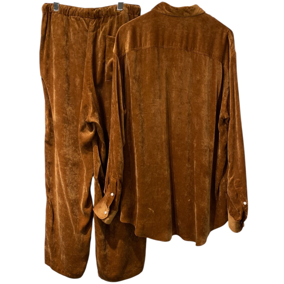 25AWRayon Corduroy Western Shirt＆1Pleated Easy Pantsコーデュロイウエスタンシャツ＆イージーパンツ セットアップ
