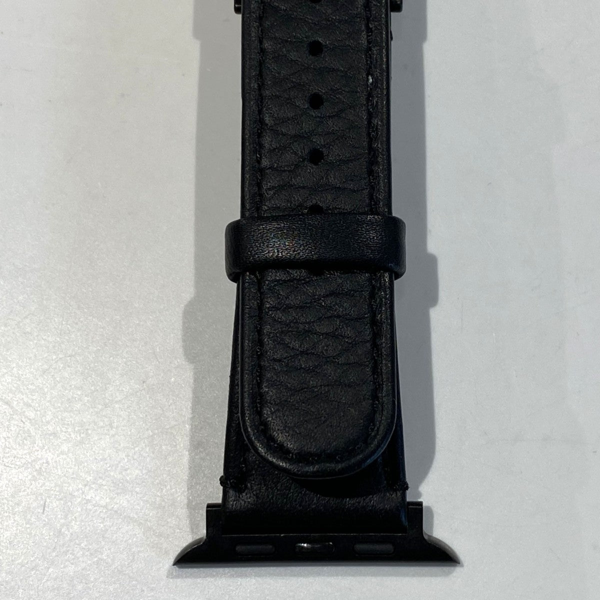 25SSレザーハイブリッドバンド スタッズ for Apple Watchアップルウォッチ対応防水シュリンクレザーベルト