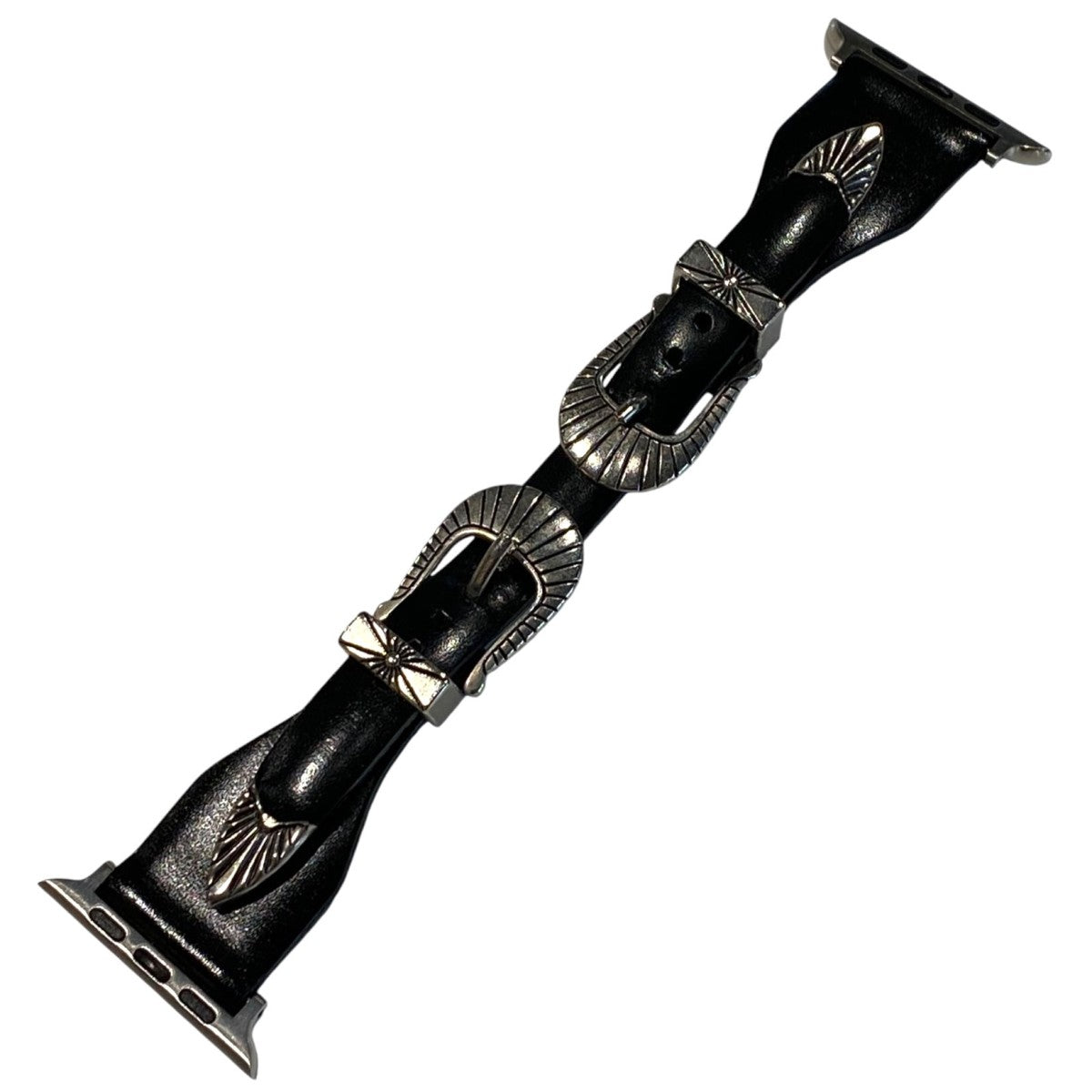 25AWDouble buckle watch belt Apple Watchアップルウォッチ対応ダブルバックルベルト