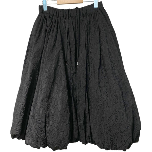 Stina巻スカート ブラック26SSシリーズ新品未使用 noir kei ninomiya(ノワールケイニノミヤ) 26SSジャガードバルーン