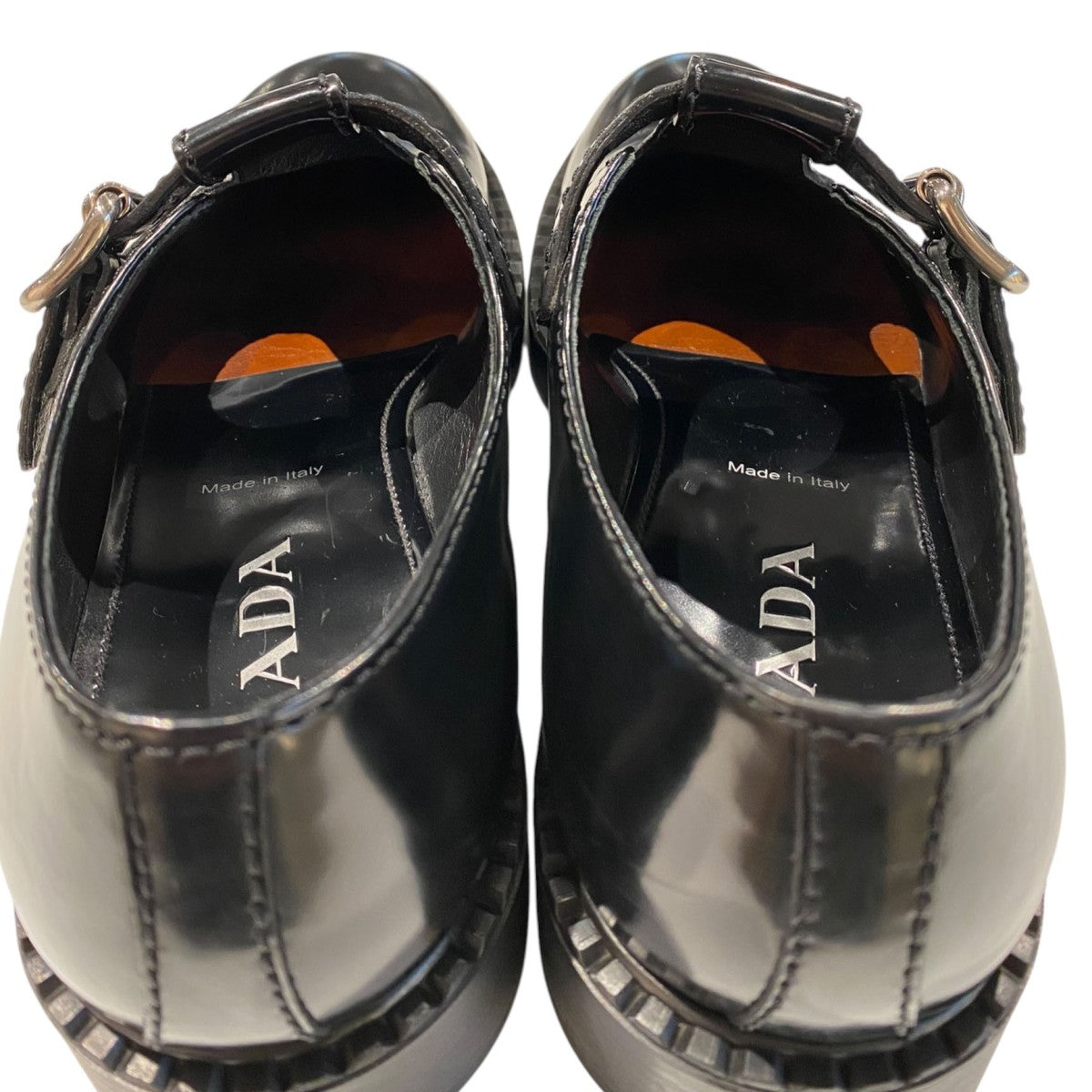 PRADA MARY JANE T-strap shoesメリージェーンTストラップレザーシューズ靴 古着・中古-8枚目のアイテム画像