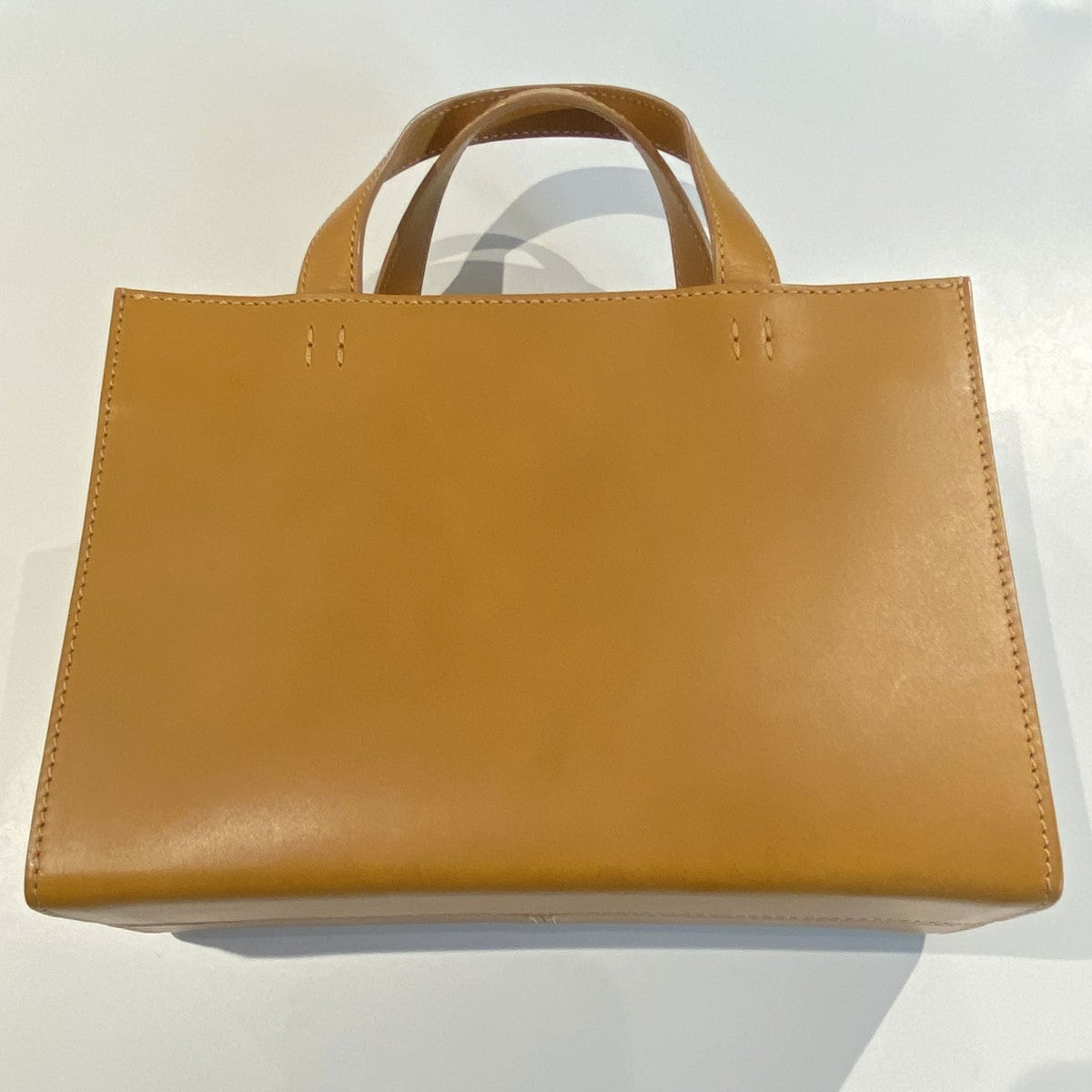 TSUCHIYA KABAN NATURAナチューラヌメ革よこトートバッグ 古着・中古-3枚目のアイテム画像