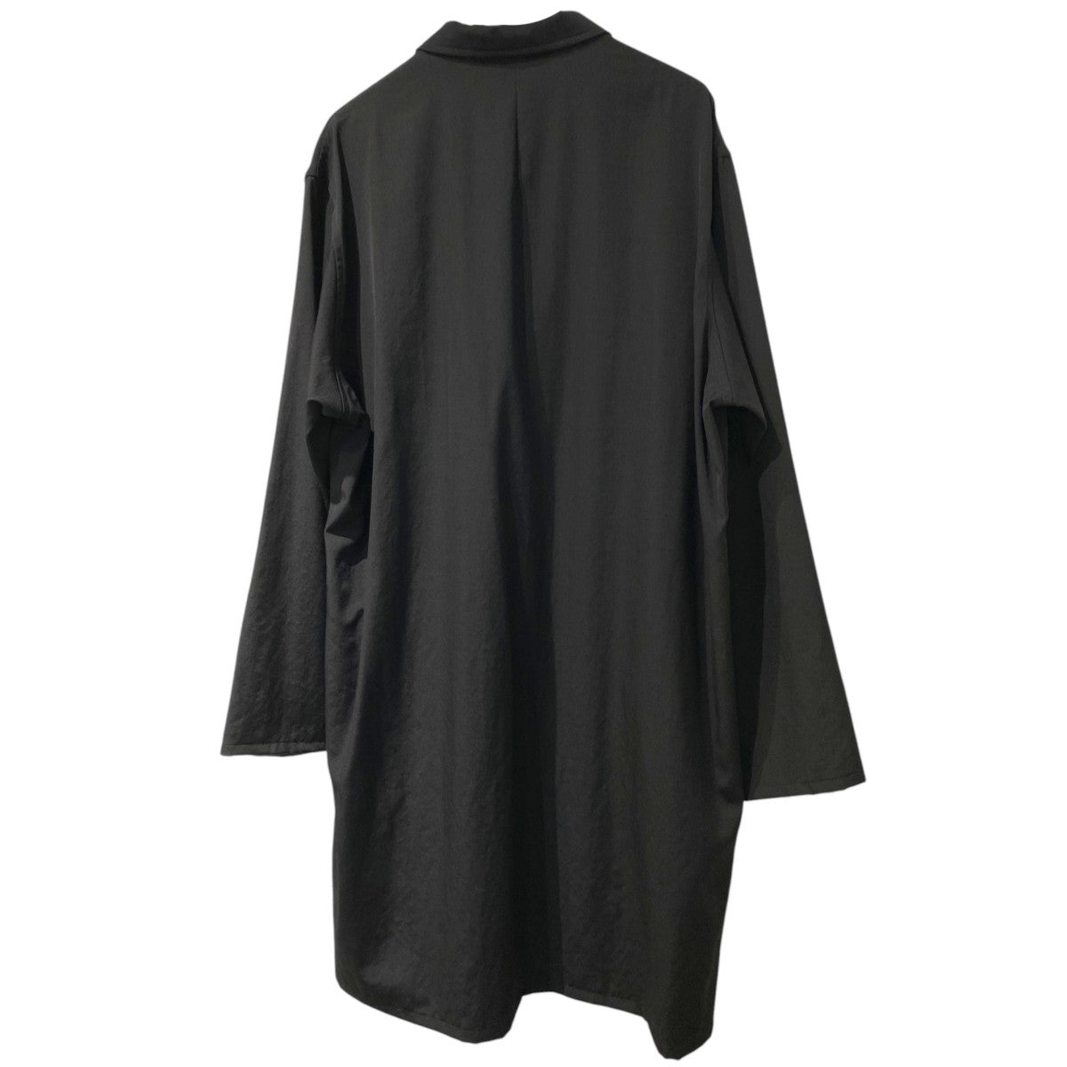 GROUND Y Yohji Yamamoto 26SSWOOL GABARDINE SHIRT JACKETウールギャバジンオーバーサイズシャツジャケットGK-J04-100 古着・中古-3枚目のアイテム画像