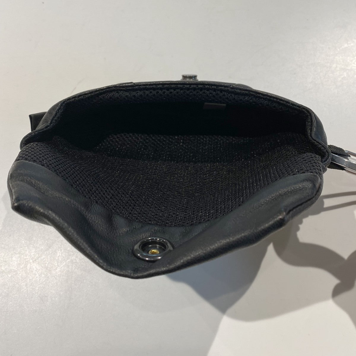 25AW別注 mouse pouch Lメガネサングラス収納可能ラムレザーマウスポーチLミニバッグ
