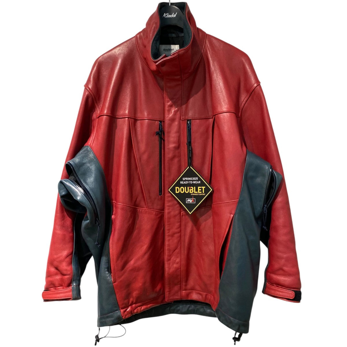 25SSLeather Mountain Jacketレザーシープスキンマウンテンジャケット