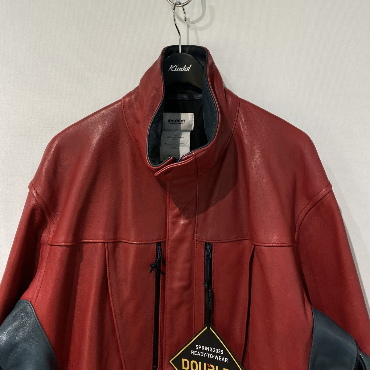 25SSLeather Mountain Jacketレザーシープスキンマウンテンジャケット