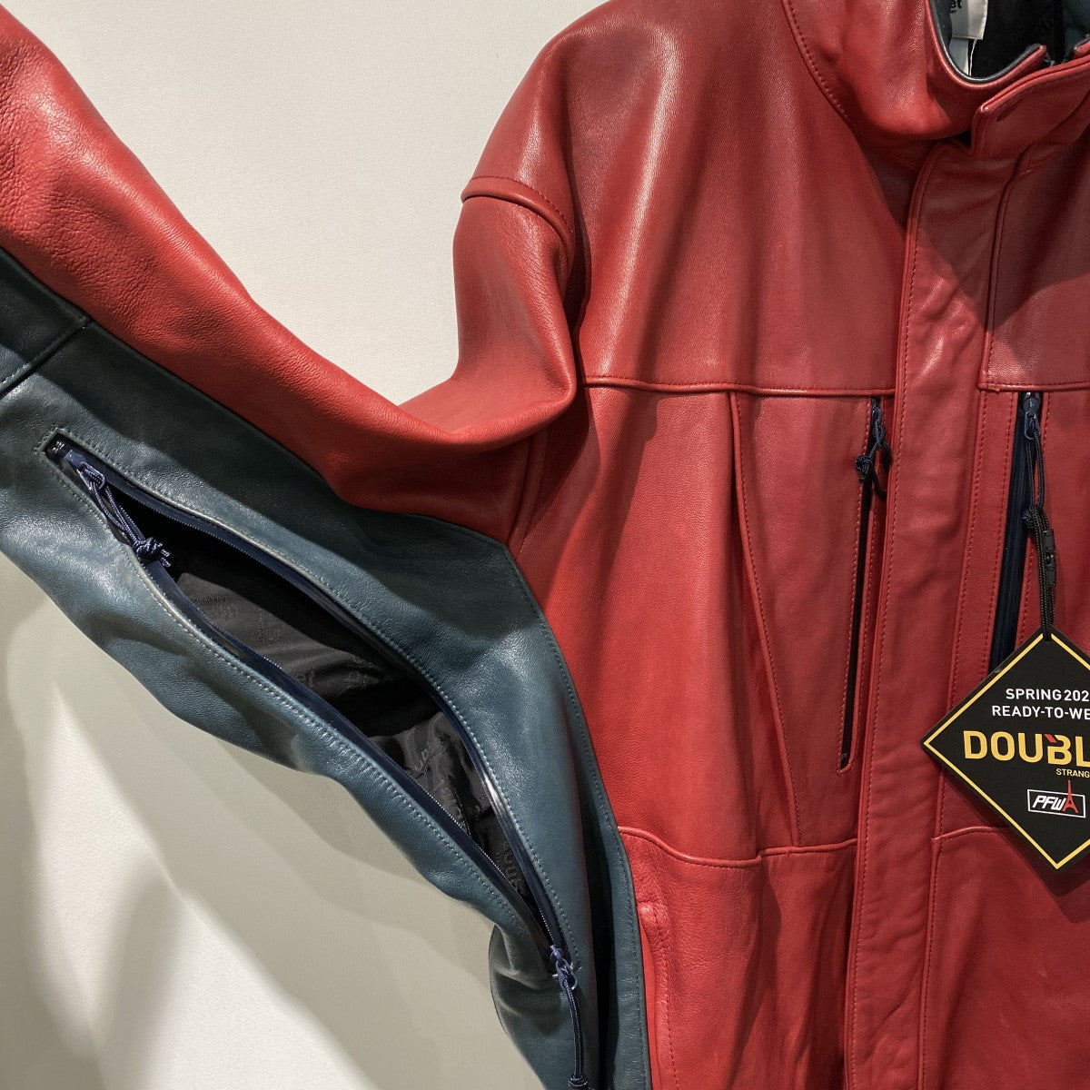 doublet(ダブレット) 25SSLeather Mountain Jacketレザーシープスキン
