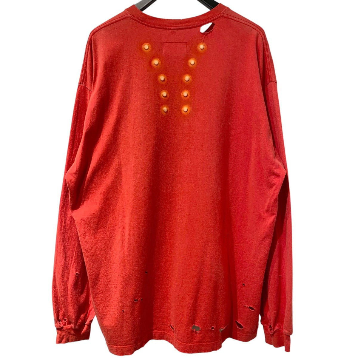 24AWMagnetic Long Sleeve T-ShirtダメージVintageヴィンテージ加工ロングスリーブロンT