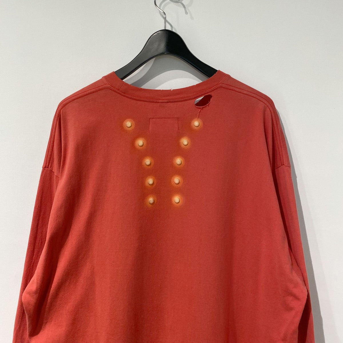 24AWMagnetic Long Sleeve T-ShirtダメージVintageヴィンテージ加工ロングスリーブロンT